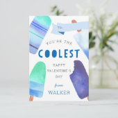 Coolest Popsicle Classroom Valentijnsdag Kaart (Staand voorkant)