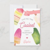 Coolest Popsicle Classroom Valentijnsdag Kaart (Voorkant)