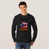 Coolest Pumpkin In The Patch Boricua Flag Jack Ou2 T-shirt (Voorkant volledig)