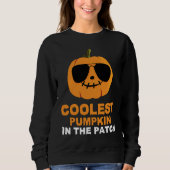 Coolest Pumpkin In The Patch Funny Halloween Kids  Trui (Voorkant)