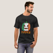 Coolest Pumpkin In The Patch Ireland Flag Jack Ou2 T-shirt (Voorkant volledig)