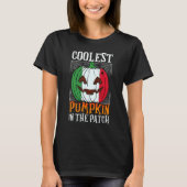 Coolest Pumpkin In The Patch Italian Flag Jack Ou2 T-shirt (Voorkant)