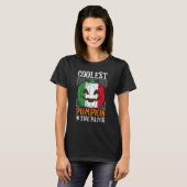 Coolest Pumpkin In The Patch Italian Flag Jack Ou2 T-shirt (Voorkant volledig)