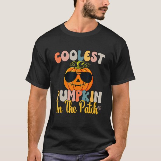 Coolest Pumpkin In The Patch Toddler Boys Hallowee T-shirt (Voorkant)
