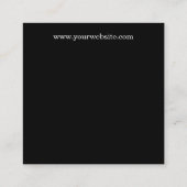 Coolest Rock Band Visitekaartjes (Achterkant)