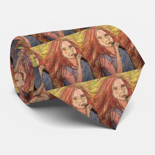 Coolest Rocker Girl Stropdas (Opgerold)