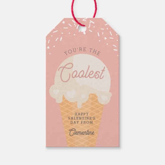 Coolest Scoop Classroom Valentijnsdag Cadeaulabel (Voorkant)