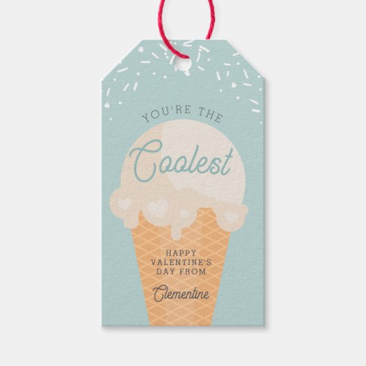 Coolest Scoop Classroom Valentijnsdag Cadeaulabel (Voorkant)