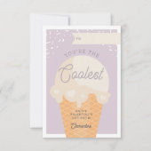 Coolest Scoop Classroom Valentine's Day Card Kaart (Voorkant)