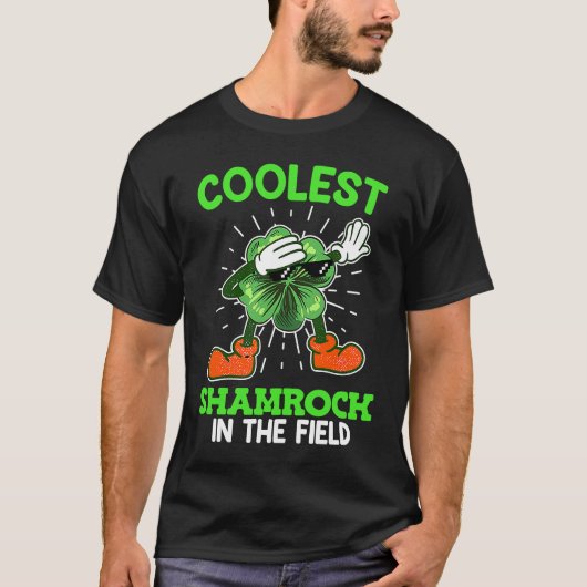 Coolest shamrock St Patrick's Day T-shirt (Voorkant)