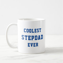 Coolest Stepdad Ever Typography Vaderdag Gift Koffiemok