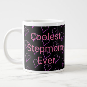 Coolest Stepmom Ooit Schattige Heart's Pattern Mok