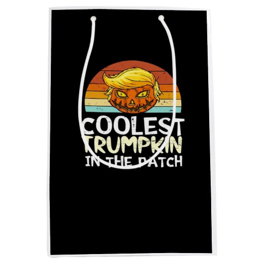 Coolest Trumpkin Patch Medium Cadeauzakje (Voorkant)