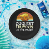 Coolest Trumpkin Patch Papieren Bordje (Feest)