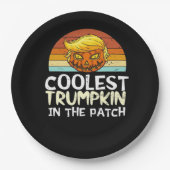 Coolest Trumpkin Patch Papieren Bordje (Voorkant)