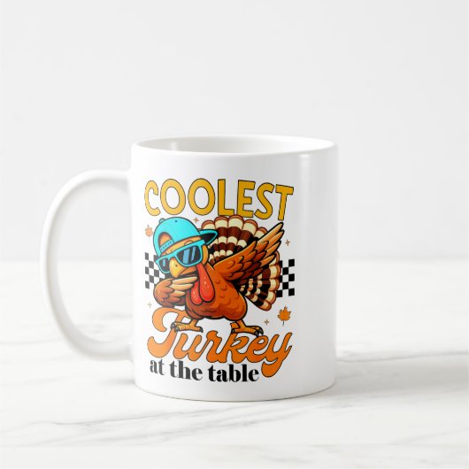 Coolest Turkey At Table Funny Bird Toddler Boys Th Koffiemok (Links)