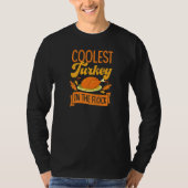 Coolest Turkey In The Flock  Matching Thanksgiving T-shirt (Voorkant)