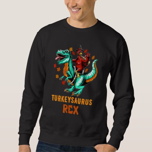 Coolest Turkey Trex Dinosaur Happy Thanksgiving Bo Trui (Voorkant)