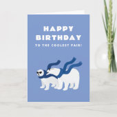 Coolest Twins Verjaardag Kaart (Voorkant)