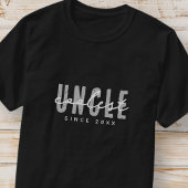 Coolest Uncle Modern Elegant Eenvoudige Vaderdag T-shirt