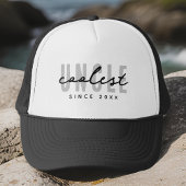 Coolest Uncle Modern Elegant Eenvoudige Vaderdag Trucker Pet