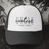 Coolest Uncle Modern Elegant Eenvoudige Vaderdag Trucker Pet
