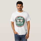 Coolest Uncle This Side of the North Pole | Retro  T-shirt (Voorkant volledig)