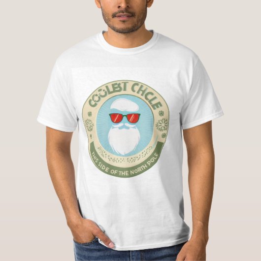 Coolest Uncle This Side of the North Pole | Retro  T-shirt (Voorkant)