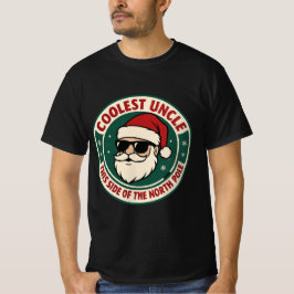 Coolest Uncle This Side of the North Pole | Retro  T-shirt