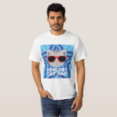 COOLESTE KATTENVADER Zonnebril kat T-shirt (Voorkant volledig)