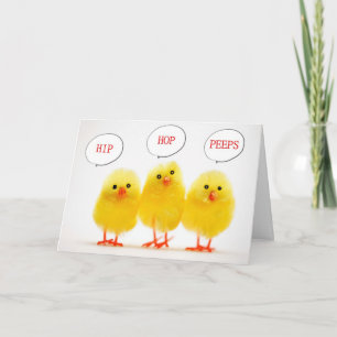 ***COOLESTE PEEPS*** ZEGGEN *PRETTIG PASEN* FEESTDAGEN KAART
