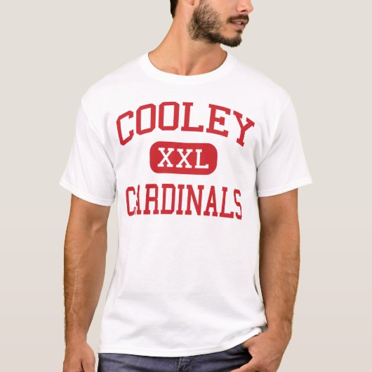 Cooley - Cardinals - High - Detroit Michigan T-shirt (Voorkant)