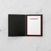 Coolgotische toevoegbericht Valentijn vleermuis Feestdagen Kaart (Binnen)