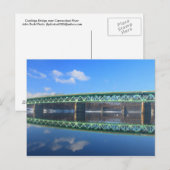 Coolidge Bridge Connecticut Briefkaart (Voorkant / Achterkant)