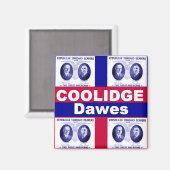 Coolidge-Dawes 1924 magneet (Voorkant / Achterkant)
