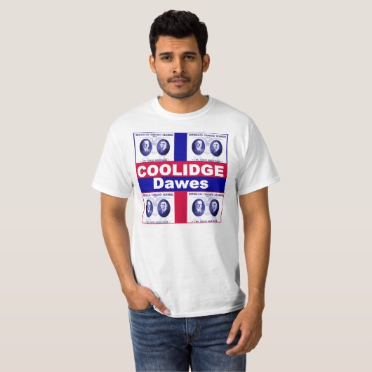 Coolidge-Dawes 1924 T-shirt (Voorkant volledig)