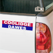 Coolidge-Dawes Bumpersticker (Op Truck)