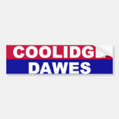 Coolidge-Dawes Bumpersticker (Voorkant)