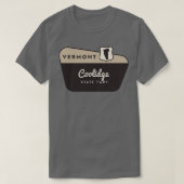 Coolidge State Park Vermont Welkomstbord T-shirt (Design voorkant)