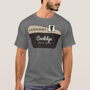 Coolidge State Park Vermont Welkomstbord T-shirt