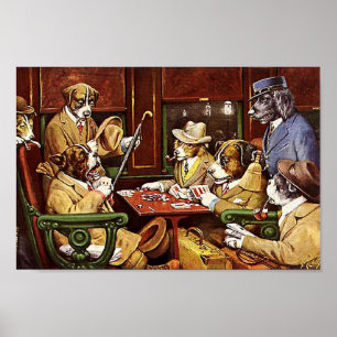 Coolidge, zijn station en vier azen, poster