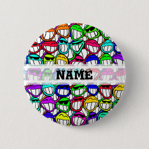 COOLIEPROGRAMMA'S GROEP + jouw tekst Ronde Button 5,7 Cm