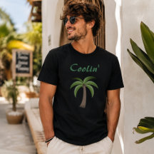 Coolin' Palmboom Tropische Vakantie T-Shirt