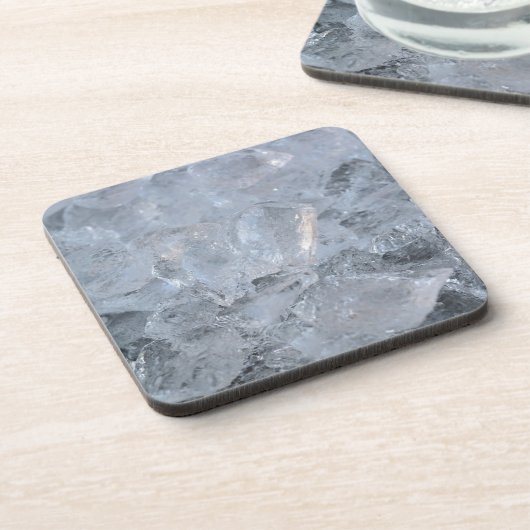 Cooling Ice Cube Textion Afbeelding Bier Onderzetter (Linkerzijde)
