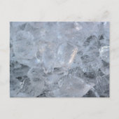 Cooling Ice Cube Textion Afbeelding Briefkaart (Voorkant)