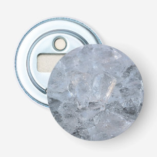 Cooling Ice Cube Textion Afbeelding Button Flesopener