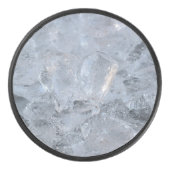 Cooling Ice Cube Textion Afbeelding Hockey Puck (Voorkant)