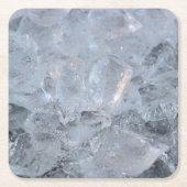 Cooling Ice Cube Textion Afbeelding Kartonnen Onderzetters (Voorkant)