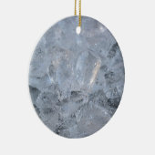 Cooling Ice Cube Textion Afbeelding Keramisch Ornament (Rechts)