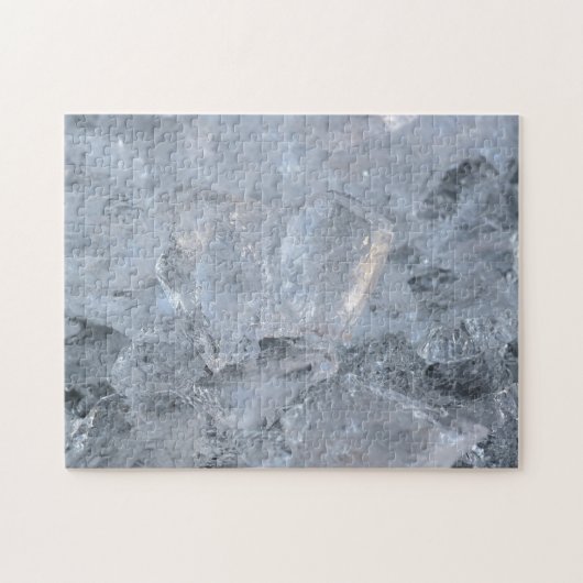 Cooling Ice Cube Textion Afbeelding Legpuzzel (Horizontaal)
